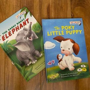 Saggy Baggy Elephant and Pokey Little Puppy Book Bundle